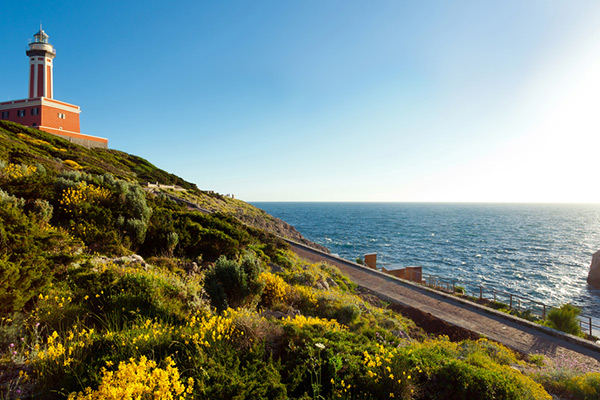 Lighthouse, Anacapri, İtalya Lighthouse, Anacapri, İtalya