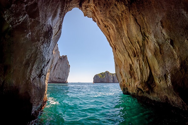 Blue Grotto, Capri, İtalya Blue Grotto, Capri, İtalya